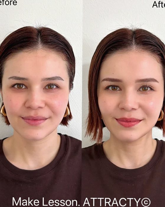 ←「似合わせ」を叶えるスタイリスト 〜メイクレッスン ビフォーアフター〜 ・16タイプパーソナルカラー ・顔タイプ診断 ・メイクレッスン にお越し下さったKさま♡ メイクレッスンのビフォーアフターをご紹介します。 左の写真がレッスン前 右の写真がレッスン後のメイク ⚫︎診断結果 ・PC：イエベ春・ウォームスプリング ・顔タイプ：エレガント メイクレッスンでは パーソナルカラーと顔タイプの印象に合わせ、 ピンクベージュ・ゴールド・ブラウン・ローズ系のコスメで 上品で華やかなメイクに仕上げました。 お似合いのカラーとお顔立ちに調和したメイクで、 とても素敵に変化されました💕 Kさまへෆ この度はモデルにもご協力いただき、誠にありがとうございます✨ これからも似合うカラーやメイク・ファッションを 思いきり楽しんでいただけますと幸いです◎ ーーーーーーーーーーーーーーー 「似合う」が分かれば、着たい服も自由自在！ 「私らしく輝ける」個性を活かしたイメージコンサルティング 「似合う×なりたい」であなたの魅力を最大限に引き出す カラー・ファッション・スタイルをトータルでご提案します。 ・16タイプパーソナルカラー ・顔タイプ診断 ・骨格診断（3タイプ＋7タイプ） ・顔分析メイクレッスン ・ショッピング同行 ・ウエディングアドバイス ・東京・渋谷 <保有資格> ・色彩検定１級 ・ラピスアカデミー/CSCAカラースタイル検定１級 ・色彩技能パーソナルカラー検定（モジュール1.2.3） ・顔タイプアドバイザー1級 ・顔タイプウエディングアドバイザー ・骨格診断アドバイザー１級 ・7タイプ骨格診断士 ・メイクアップアドバイザー ⏬メニュー詳細・お申込み・お問合せは プロフィールURL各ページへ info@fashionstylepro.com ーーーーーーーーーーーーーーー #パーソナルカラー東京 #骨格診断東京 #顔タイプ診断東京 #メイクレッスン東京 #16タイプパーソナルカラー東京
